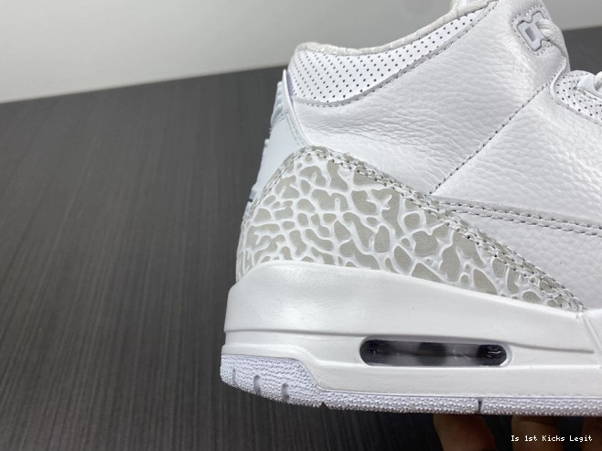 429487-111 'Triple Jordan PS White' Air Retro 3 0808